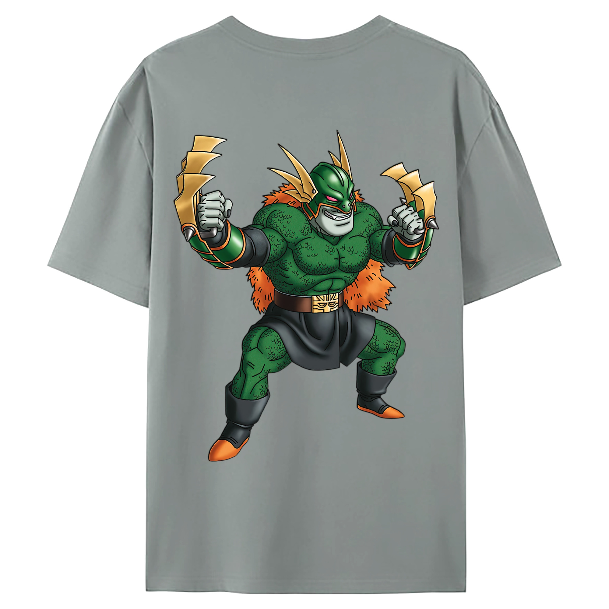 （画像用） ドラゴンクエスト Doragon Kuesuto Dragon Quest 綿100％ メンズ半袖Tシャツ（バックプリント） 通気性